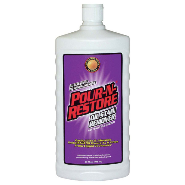 Pour-N-Restore 32 Oz. Concrete And Masonry Oil Stain Remover PNR32OZ-06