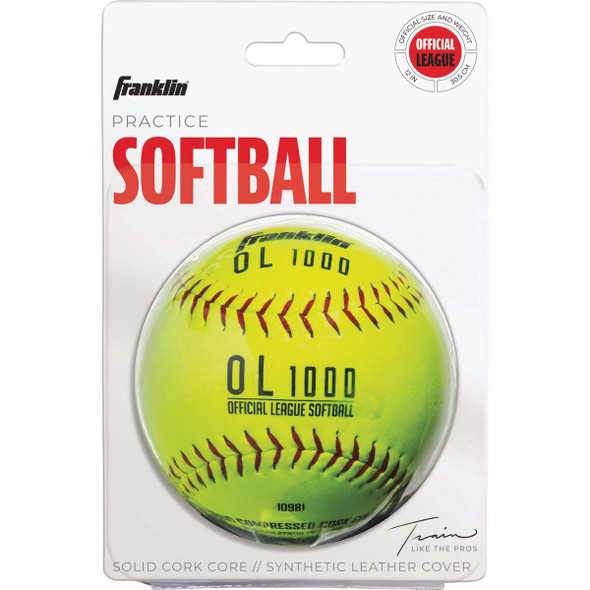 Franklin White Synthetic Softball 10981