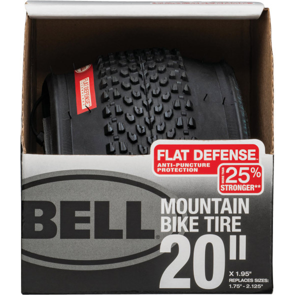 Bell 20 In. Mountain Bike Tire with Flat Defense 7107511