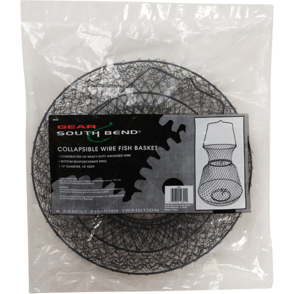 SouthBend 18 In. D. x 13 In. Dia. Wire Fish Basket SouthBend 18 In. D. x 13 In. Dia. Wire Fish Basket