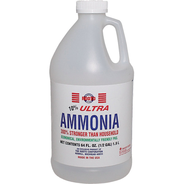 Rooto 64 Oz. 10% Clear Ammonia 2005 Pack of 6
