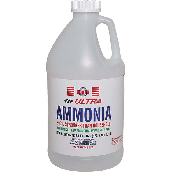 Rooto 64 Oz. 10% Clear Ammonia 2005 Pack of 6