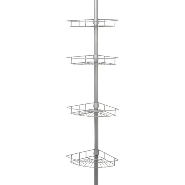 Zenith Zenna Home Metal 12 In. x 97 In. Shower Caddy 2156NN Zenith Zenna Home Metal 12 In. x 97 In. Shower Caddy 2156NN