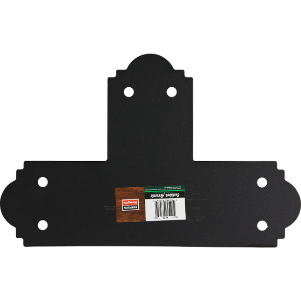 Simpson Strong-Tie Outdoor Accents Mission Collection ZMAX 6X6 Black T Strap
