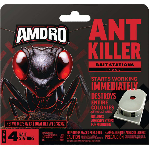 Amdro 0.64 Oz. Solid Ant Bait Station (4-Pack) 100550452