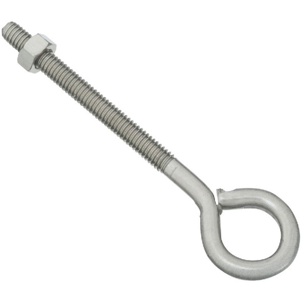 National Hardware 5/16 In. x 5 In. Stainless Steel Eye Bolt N221-630 Pack of 10