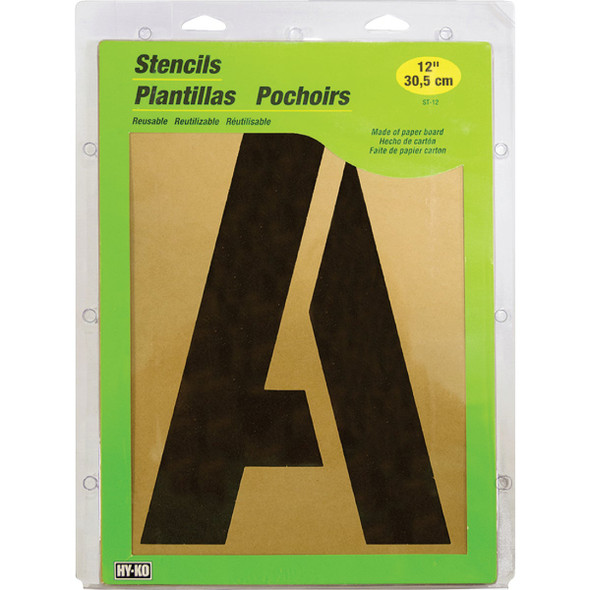 Hy-Ko 12 In. Paper Board Stencils ST-12