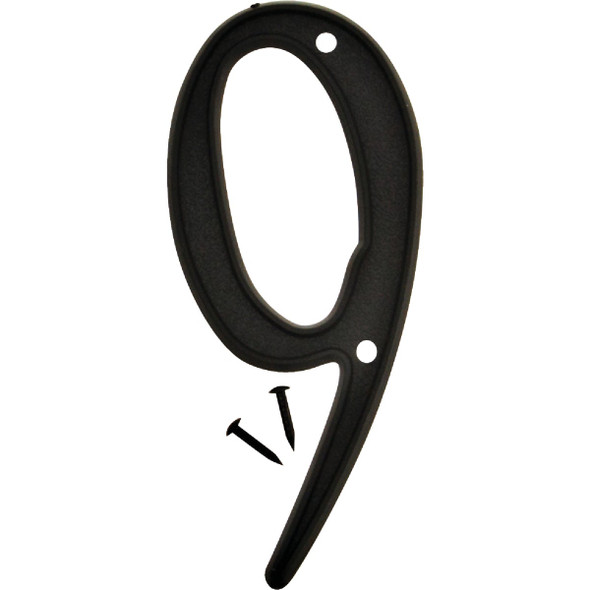 Hy-Ko 4 In. Black House Number Nine PN-29/9 Pack of 10