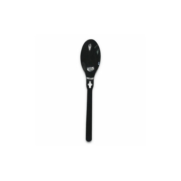 WeGo Spoon WeGo Polystyrene, Spoon, Plastic, Black, 1,000/Carton 54101100