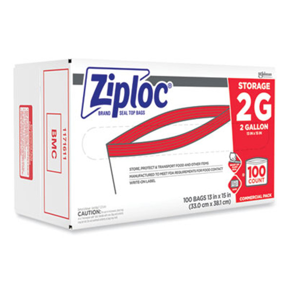 BAG,ZIPLOC,2GAL,100CT