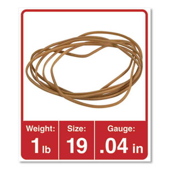 RUBBERBANDS,SIZE 19,1LB