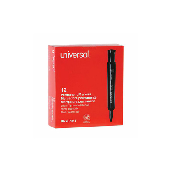 Universal™ MARKER,PERM,CHSL,RG,BK UNV07051