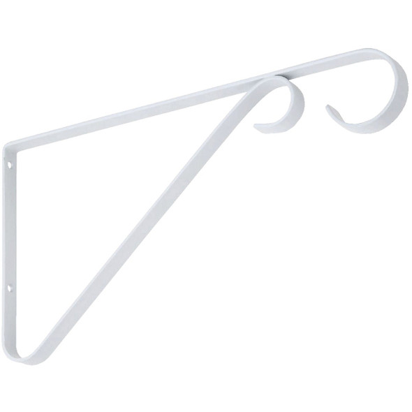 National Hardware 9 In. White Steel Hanging Plant Bracket N274-571