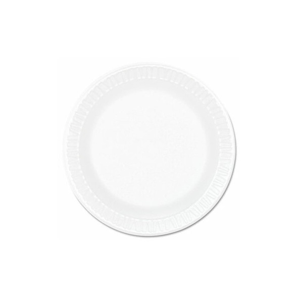 Dart® Concorde Foam Plate, 6" dia, White, 1,000/Carton 6PWCR Dart® Concorde Foam Plate, 6" dia, White, 1,000/Carton 6PWCR