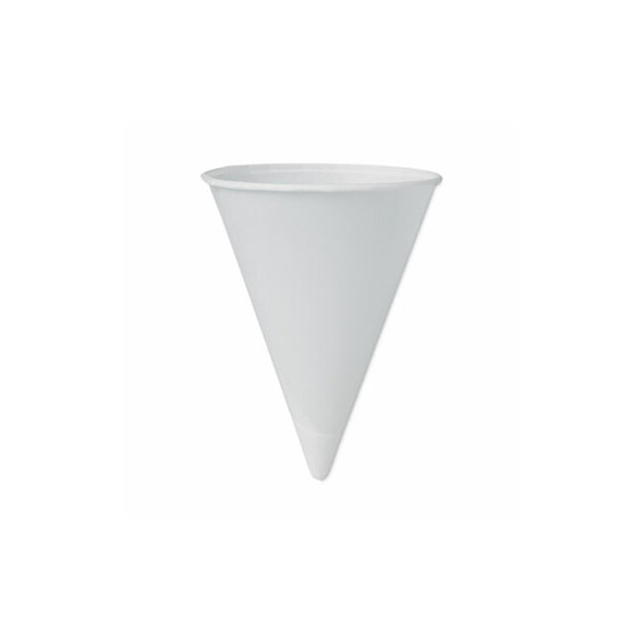 SOLO® Cone Water Cups, 4 oz, Paper, White, 200/Pack 4BR-2050