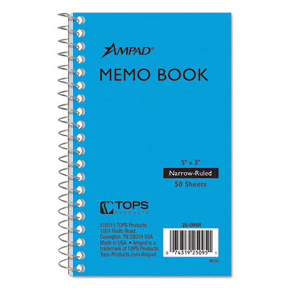 Ampad® NOTEBOOK,MEMO,5X3,SIDOPN 25-095R
