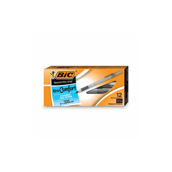 BIC® PEN,BPT,RNDSTC,GRP,MED,BK GSMG11 BLK