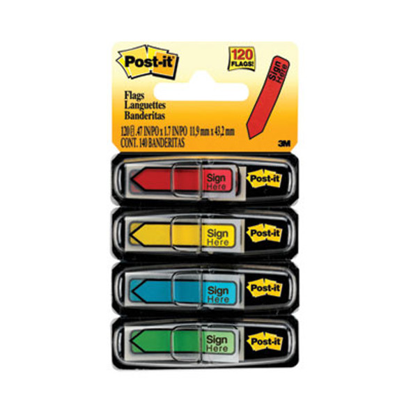 Post-it® Flags FLAG,120/PK,SIGN HERE,AST 684-SH Post-it® Flags FLAG,120/PK,SIGN HERE,AST 684-SH