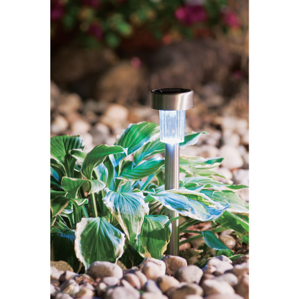 Outdoor Expressions Ss Mini Stk Solar Light ESL-60(24) Pack of 16 519715