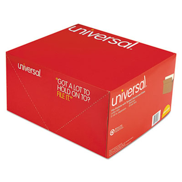 Universal® POCKET,FILE,LTR,STR,3.5" UNV15343T