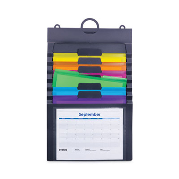 ORGANIZER,WALL,6PCKT,GY