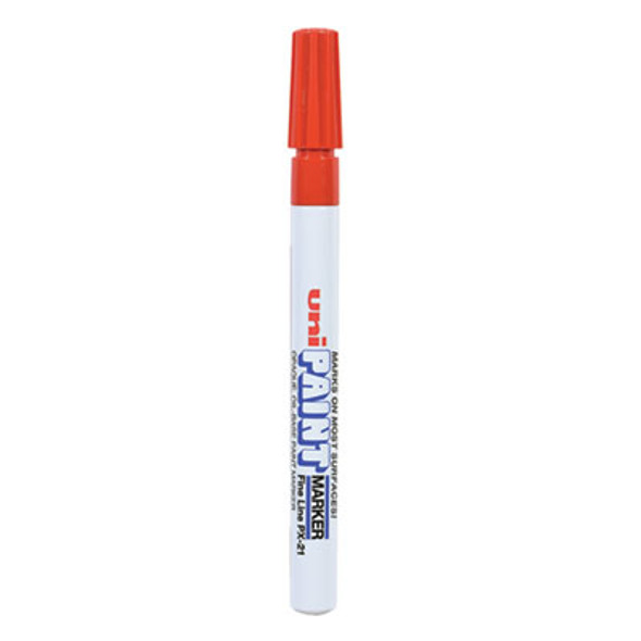 uni®-Paint Permanent Marker, Fine Bullet Tip, Red 63702