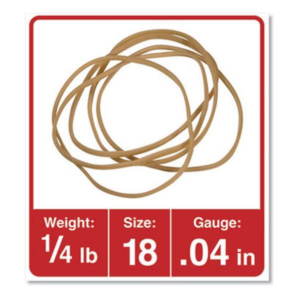 RUBBERBANDS,SIZE 18,1/4LB