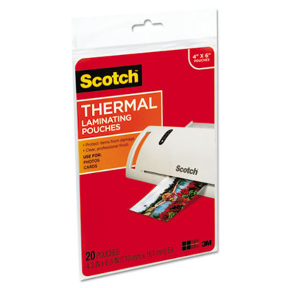 POUCH,THERML,4X6,20PK,CLR