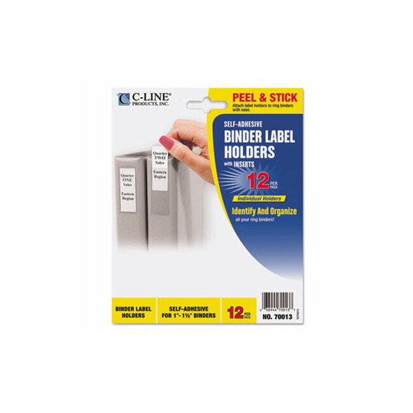 C-Line® HOLDER,BNDR LBL,1.5",12PK 70013