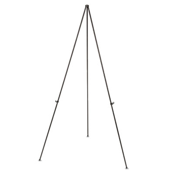 MasterVision® Lightweight Instant Easel, 61.5" Tall, Metal, Black FLX04201MV