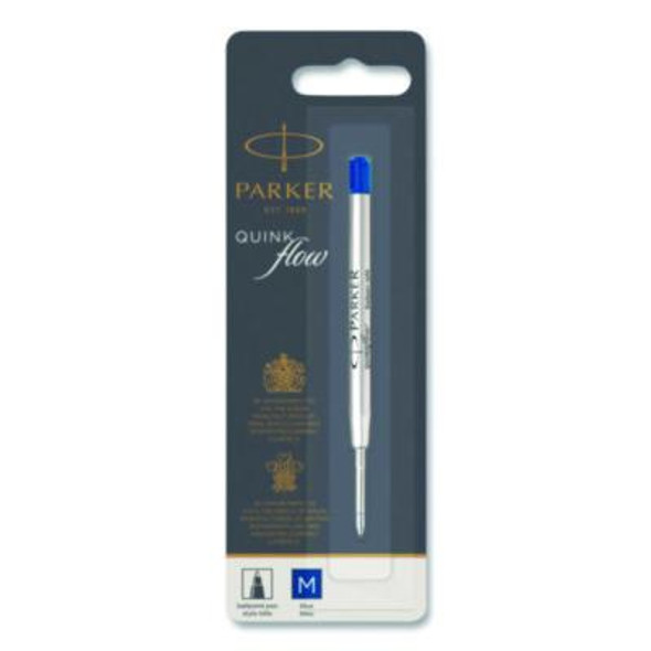 Parker® Refill For Parker Ballpoint Pens, Medium Conical Tip, Blue Ink 1950371