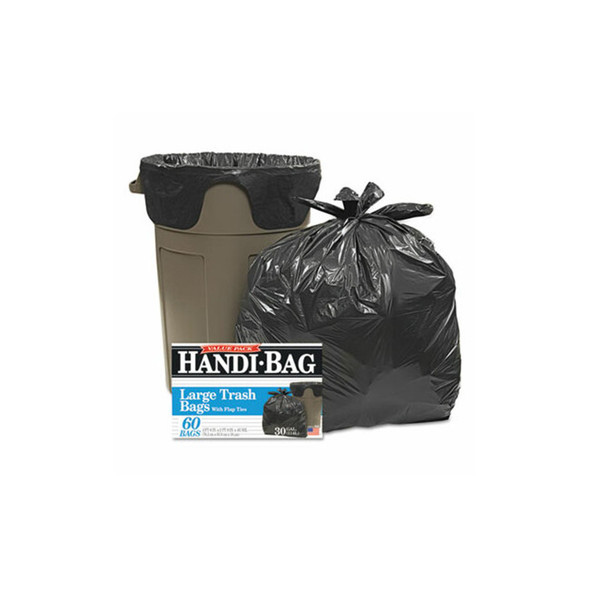 Handi-Bag® LINER,30GAL,60/BX,BK 1516910