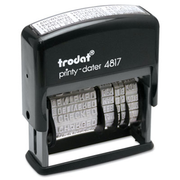 Trodat® STAMP,12 MSG DATR ECON SI 4817