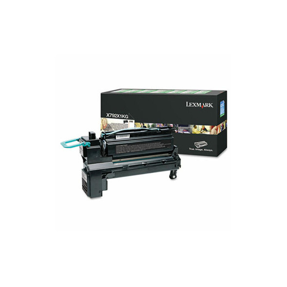 Lexmark™ TONER,X792, RET PRGM,BK X792X1KG