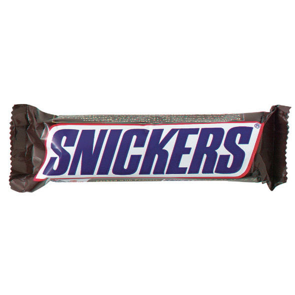Snickers 2.07 Oz. Chocolate, Carmel & Peanut Candy Bar 114454 Pack of 48