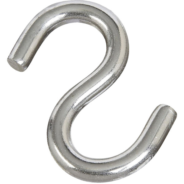 National Hardware 2-1/2 In. Stainless Steel Heavy Open S Hook, Bulk Pack of 20