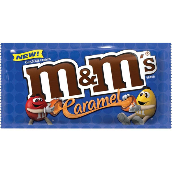 M&M's Caramel Singles 1.41 oz Candy 120094 Pack of 24