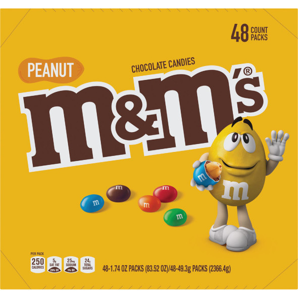 M&M's Peanut 1.74 Oz. Candy 10006 Pack of 48 977349