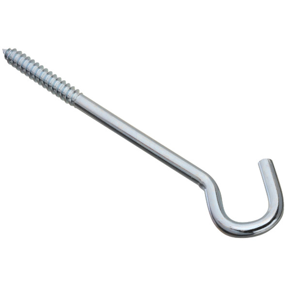 National Hardware 3/8 In. x 8 In. Steel Screw Hook N220-897 Pack of 10 National Hardware 3/8 In. x 8 In. Steel Screw Hook N220-897 Pack of 10