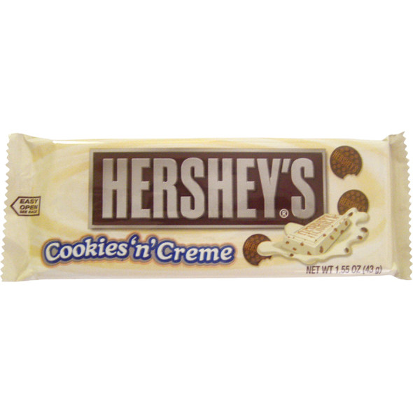 Hershey's 1.55 Oz. Chocolate, Cookies 'n' Cream Candy Bar 10239 Pack of 36