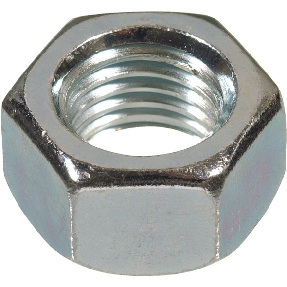 Hillman 1 In. 8 tpi Grade 2 Zinc Hex Nuts (10 Ct.) 150030