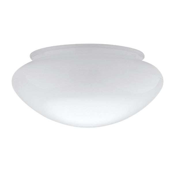Westinghouse White 3-3/4 In. x 7-1/2 In. Mushroom Ceiling Shade 85613 Pack of 6
