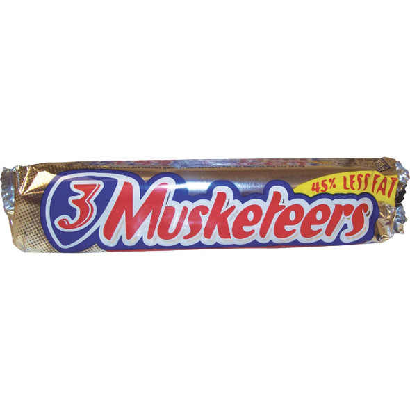 3 Musketeers 2.13 Oz. Milk Chocolate Candy Bar 114456 Pack of 36