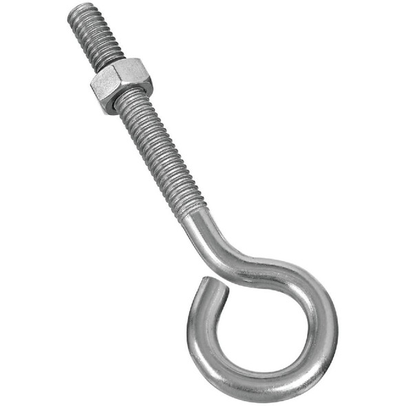 National Hardware 5/16 In. x 4 In. Stainless Steel Eye Bolt N221-622 Pack of 10