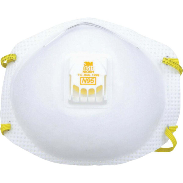 3M N95 Cool Flow Valve Respirator for Paint Prep (2-Pack) 8511P2-DC-PS