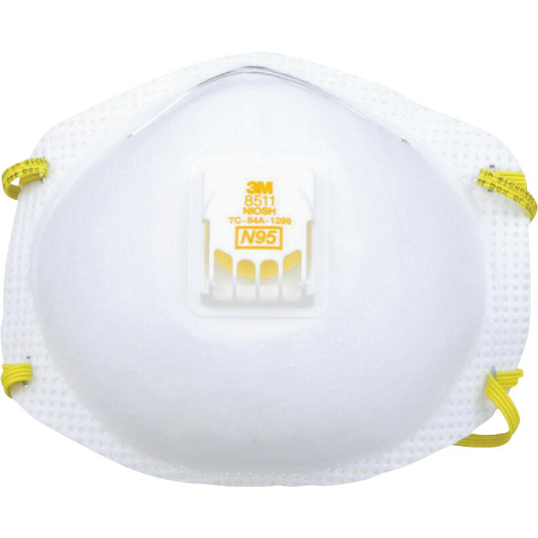 3M N95 Cool Flow Valve Respirator for Paint Prep (2-Pack) 8511P2-DC-PS