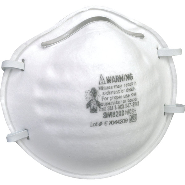 3M N95 Particulate Respirator for Sanding & Fiberglass (20-Pack) 8200H20-DC