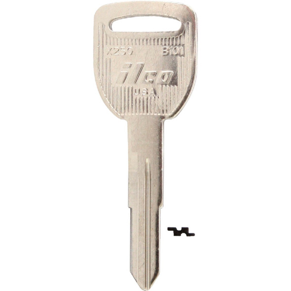 ILCO Honda Nickel Plated Automotive Key, B101 / X250 (10-Pack) IAF00007092