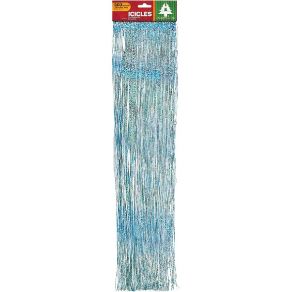 Holiday Trims 500-Strand Silver Icicles 3771001 Pack of 36