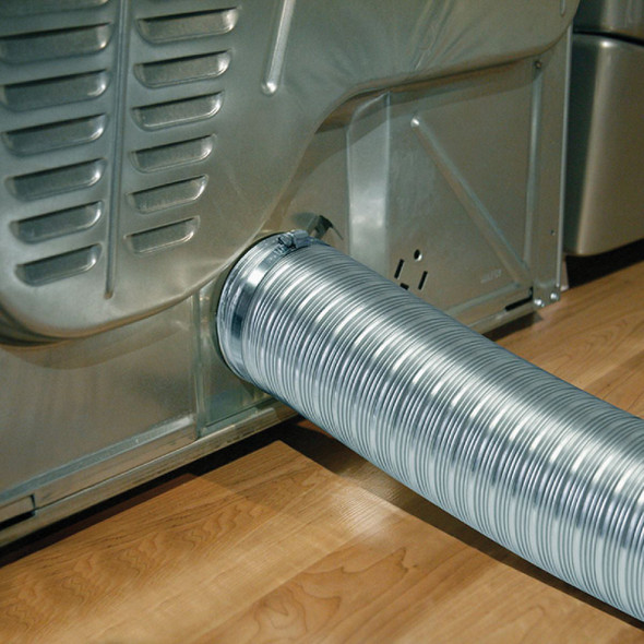 Dundas Jafine 4 In. x 8 Ft. Aluminum Semi-Rigid Dryer Duct MFX48ULXZW Pack of 16 278906